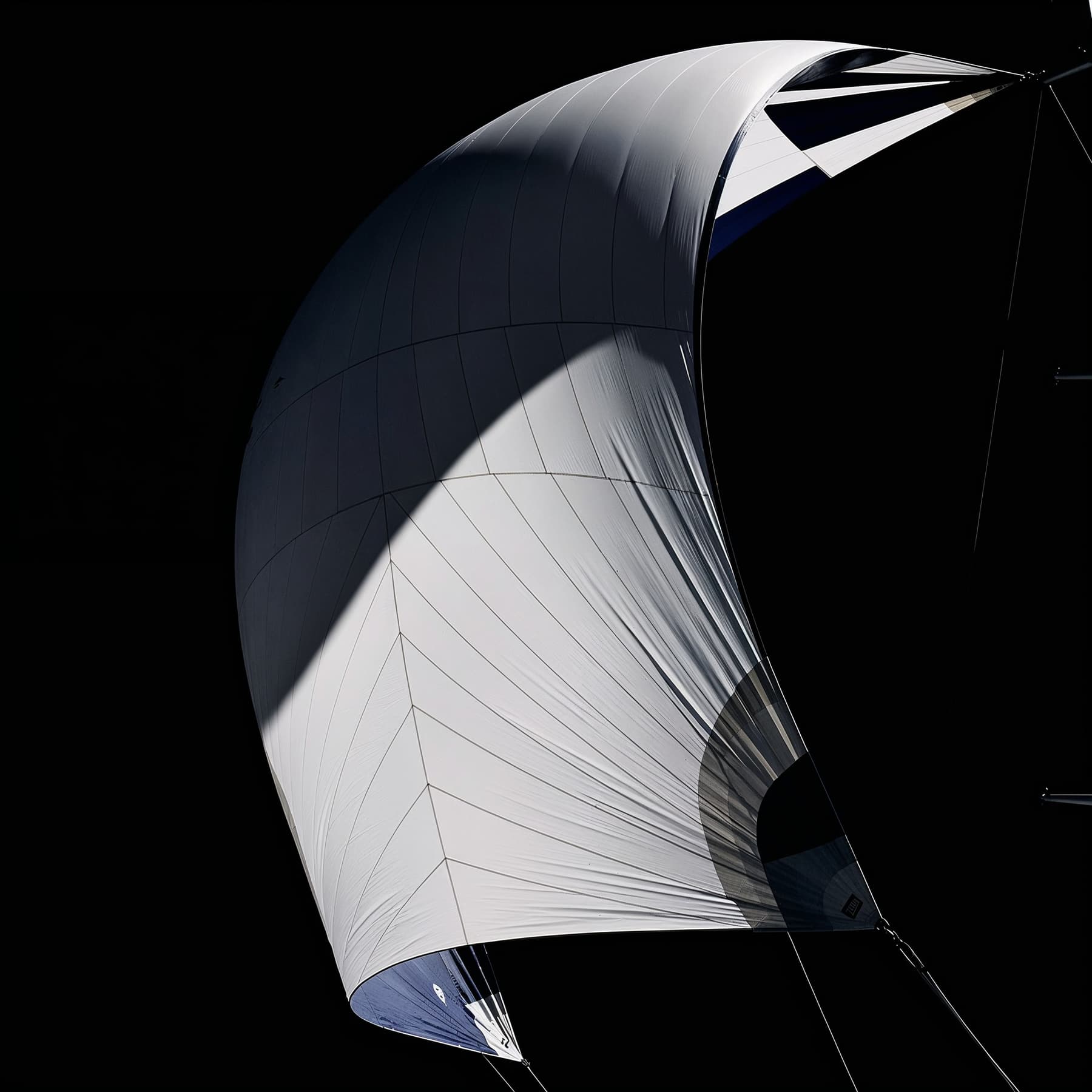 Yacht sail detail